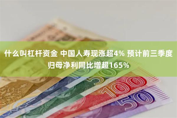 什么叫杠杆资金 中国人寿现涨超4% 预计前三季度归母净利同比增超165%