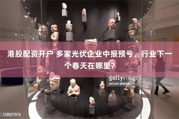 港股配资开户 多家光伏企业中报预亏，行业下一个春天在哪里？